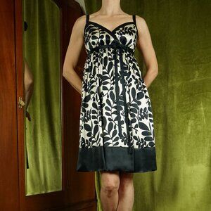 Y2K 100% Silk Babydoll Dress + POCKETS, Small 4/6